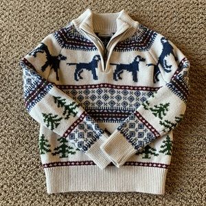 Jcrew boys fair isle sweater